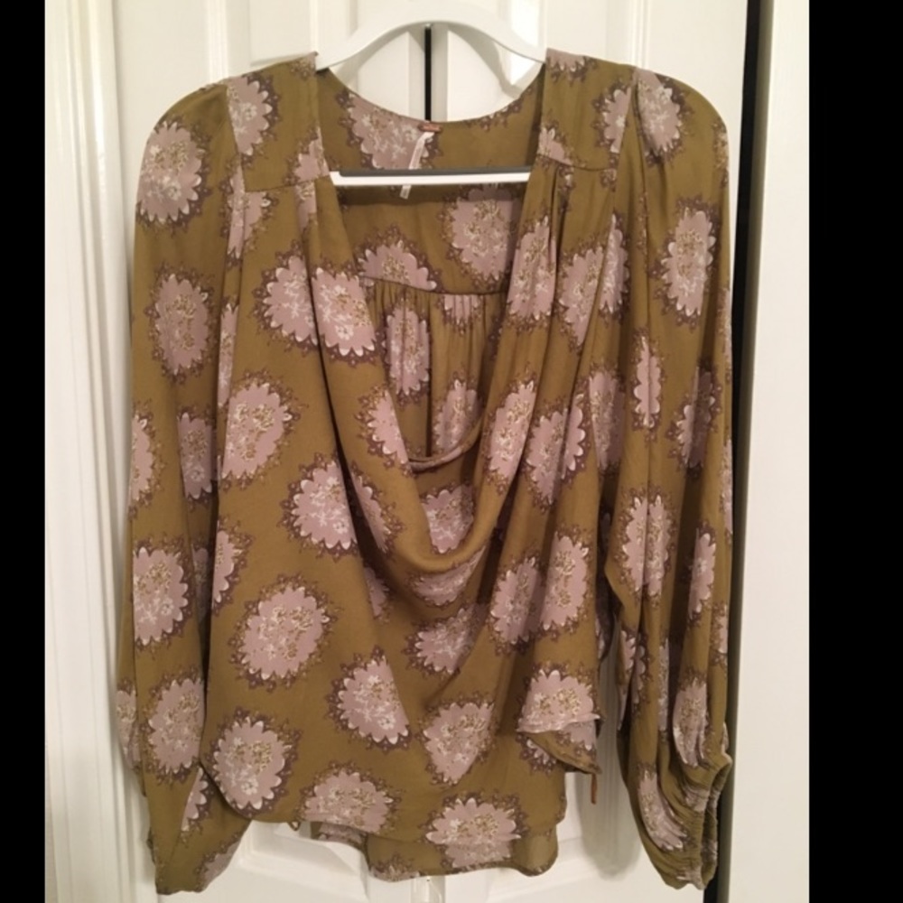 Free People Drape Front Top